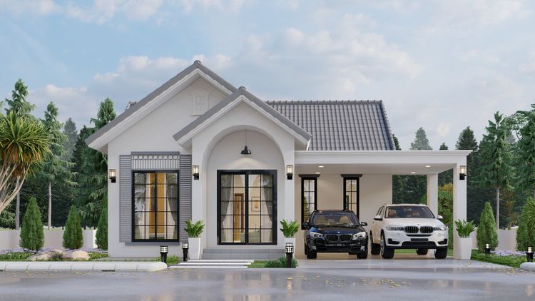 ภาพแบบบ้าน-แบบบ้านสไตล์โมเดิร์นอิงลิชคอจเทจ