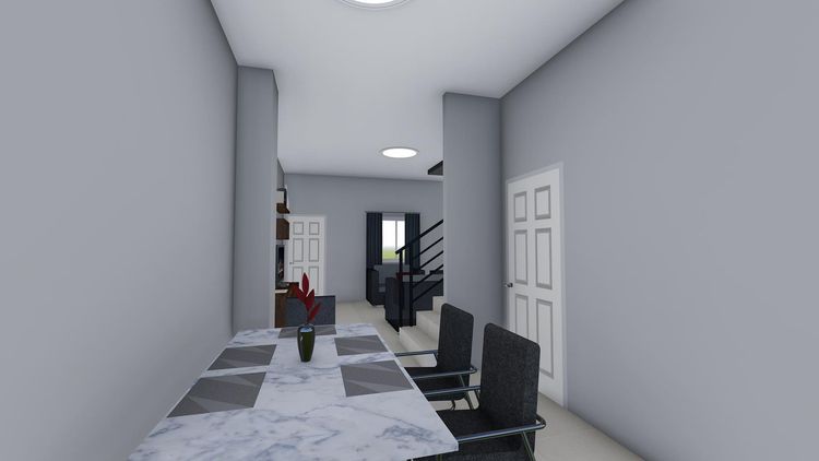 ภาพแบบบ้าน-ทาวนโฮมสามออ 1 ลำปลายมาศ