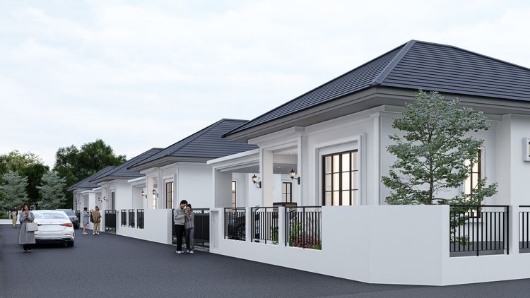 ภาพแบบบ้าน-มนต์เสน่ห์ 2 แบบบ้านสไตล์โมเดิร์นคลาสสิค