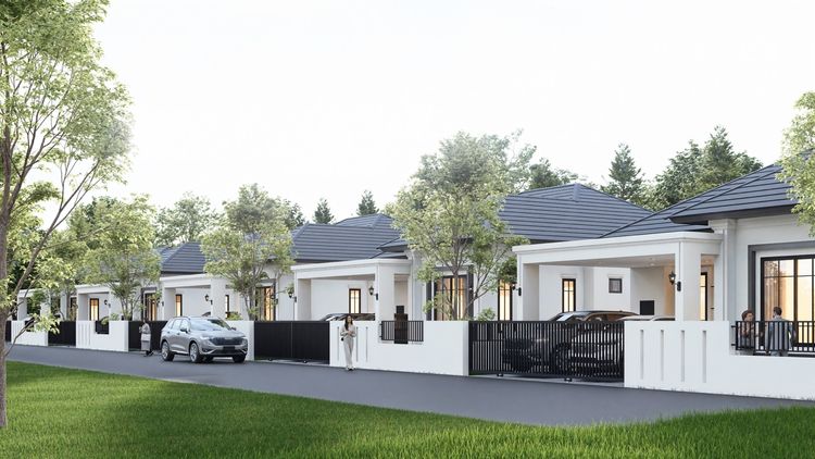 ภาพแบบบ้าน-บ้านเดี่ยวสไตล์โมเดิร์นคลาสสิค