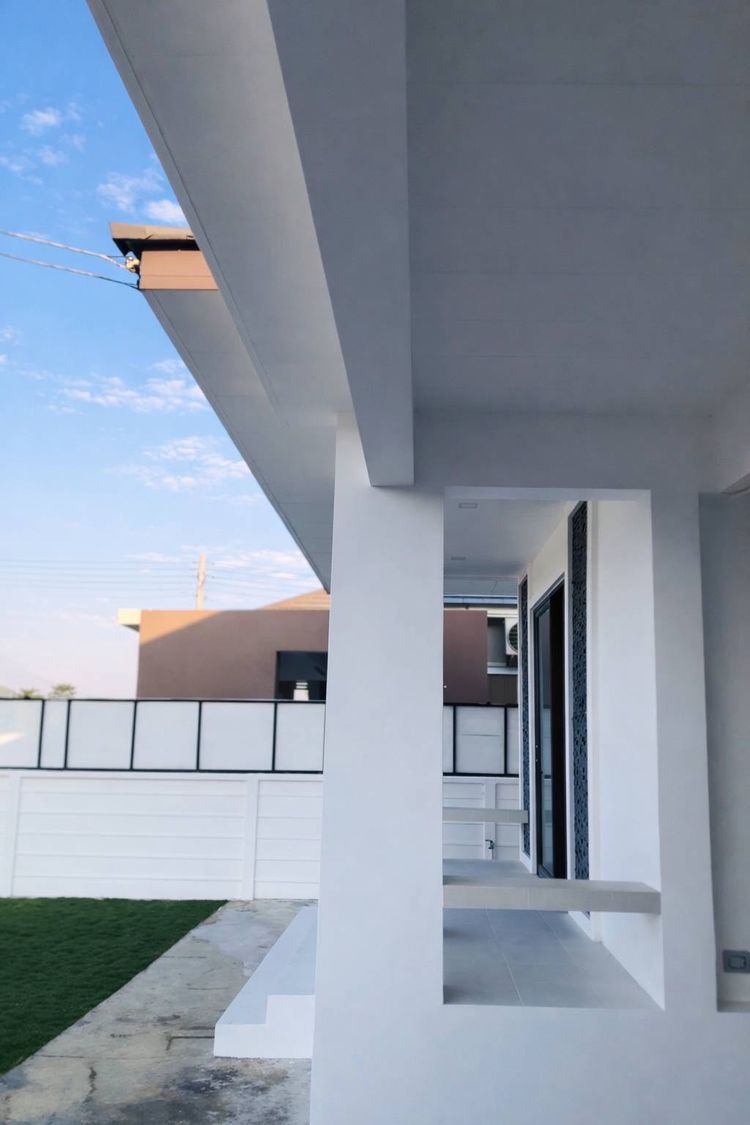 ภาพแบบบ้าน-โมเดิร์น ชั้นเดียว 3 ห้องนอน