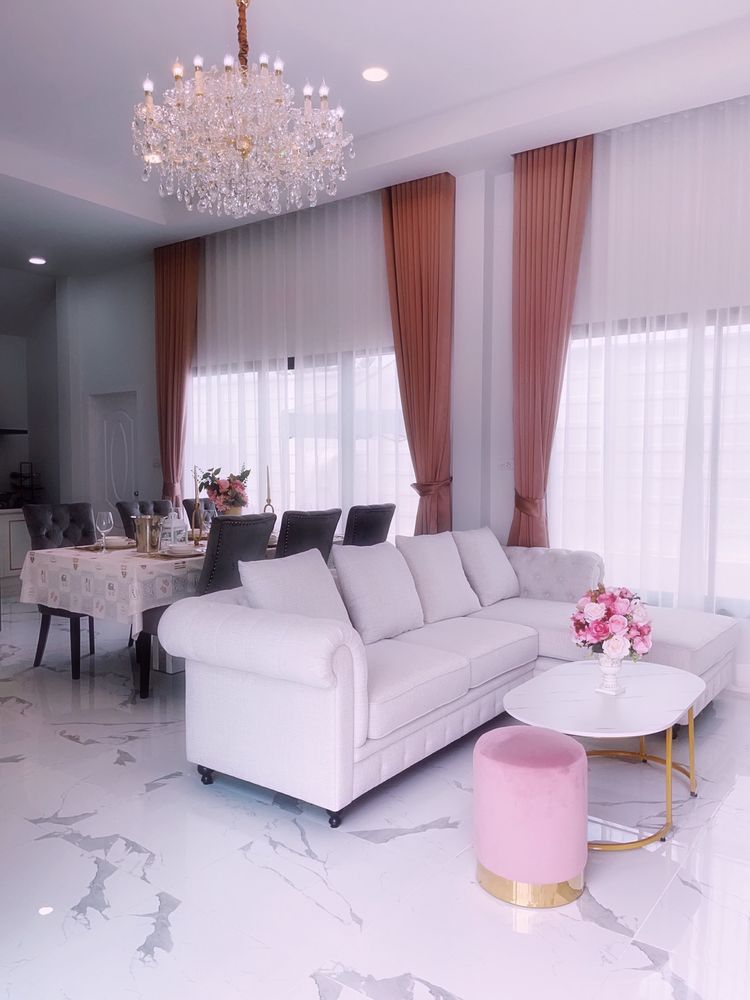 ภาพแบบบ้าน-บ้านเดี่ยวชั้นเดียว สไตล์ยุโรป โมเดิร์น ลักชัวร์รี่ (มีสระว่ายน้ำ)