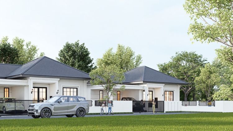 ภาพแบบบ้าน-บ้านเดี่ยวโมเดิร์นคลาสสิค