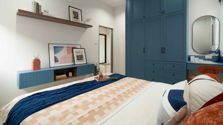 ภาพแบบบ้าน-แบบ 2 ห้องนอน