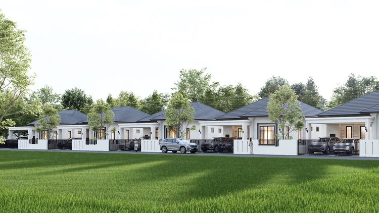 ภาพแบบบ้าน-บ้านเดี่ยวสไตล์โมเดิร์นคลาสสิค