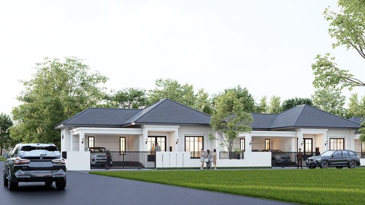 ภาพแบบบ้าน-บ้านเดี่ยวโมเดิร์นคลาสสิค