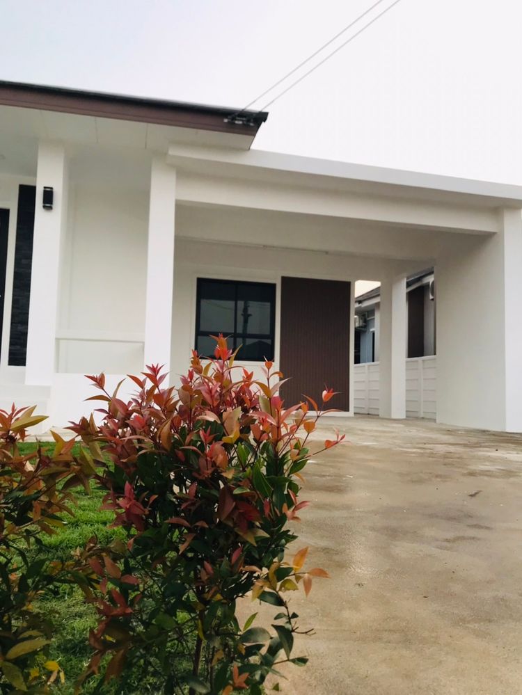 ภาพแบบบ้าน-โมเดิร์น ชั้นเดียว 3 ห้องนอน