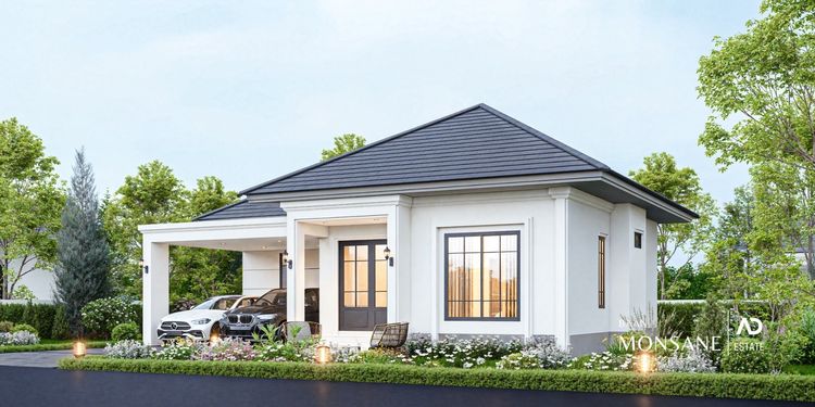 ภาพแบบบ้าน-บ้านเดี่ยวโมเดิร์นคลาสสิค