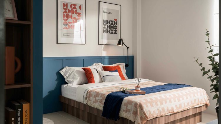 ภาพแบบบ้าน-แบบ 2 ห้องนอน