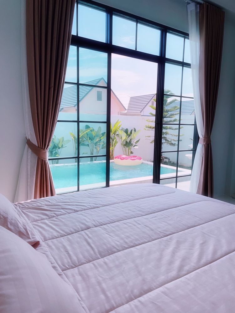 ภาพแบบบ้าน-บ้านเดี่ยวชั้นเดียว สไตล์ยุโรป โมเดิร์น ลักชัวร์รี่ (มีสระว่ายน้ำ)