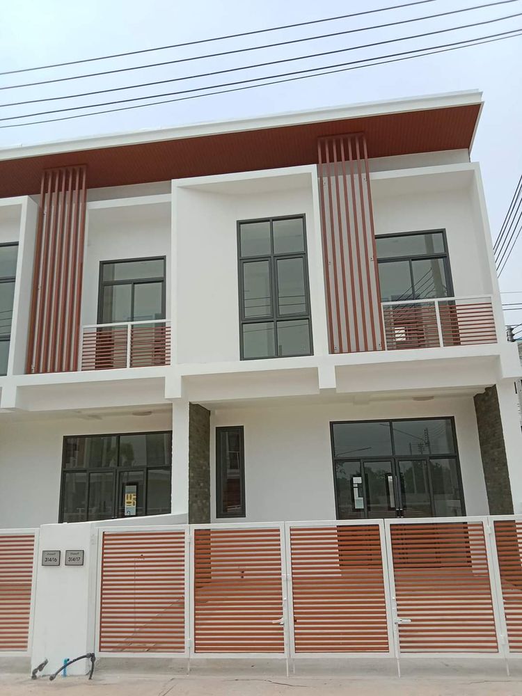 ภาพแบบบ้าน-ทาวน์โฮมสไตล์โมเดิร์น