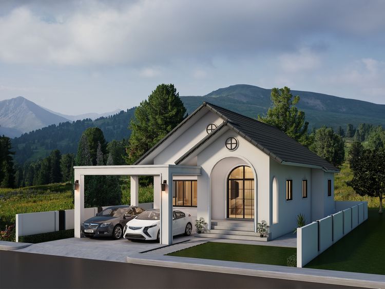 ภาพแบบบ้าน-หมู่บ้านเทพวิรุฬห์