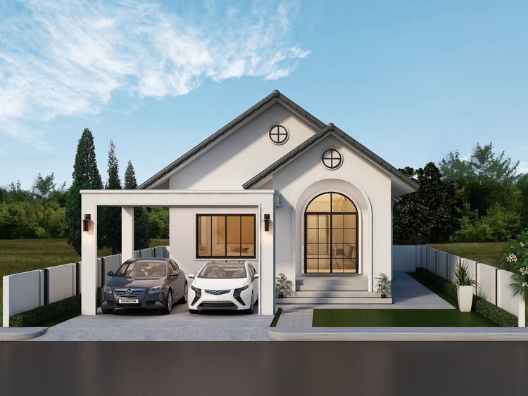 ภาพแบบบ้าน-หมู่บ้านเทพวิรุฬห์