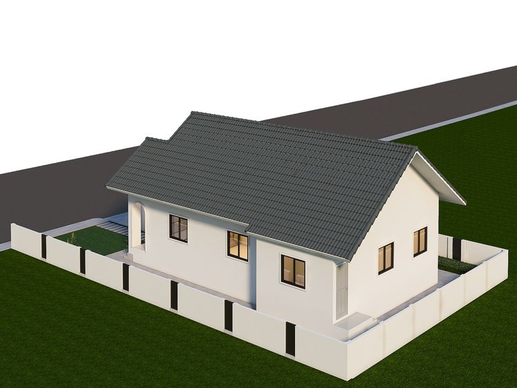 ภาพแบบบ้าน-หมู่บ้านเทพวิรุฬห์