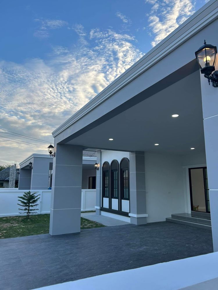 ภาพแบบบ้าน-แบบบ้านสไตล์โมเดิร์นคลาสสิก