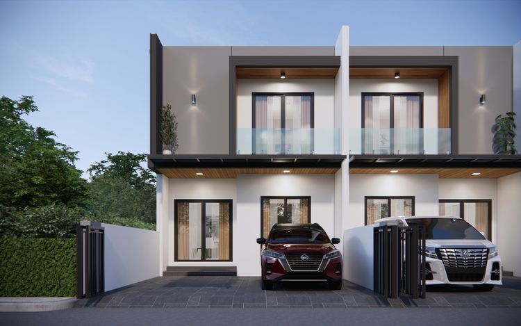 ภาพแบบบ้าน-ทาวน์โฮมในฝัน