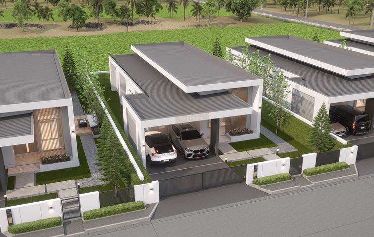 ภาพแบบบ้าน-บ้านเดี่ยวสไตล์โมเดิร์น