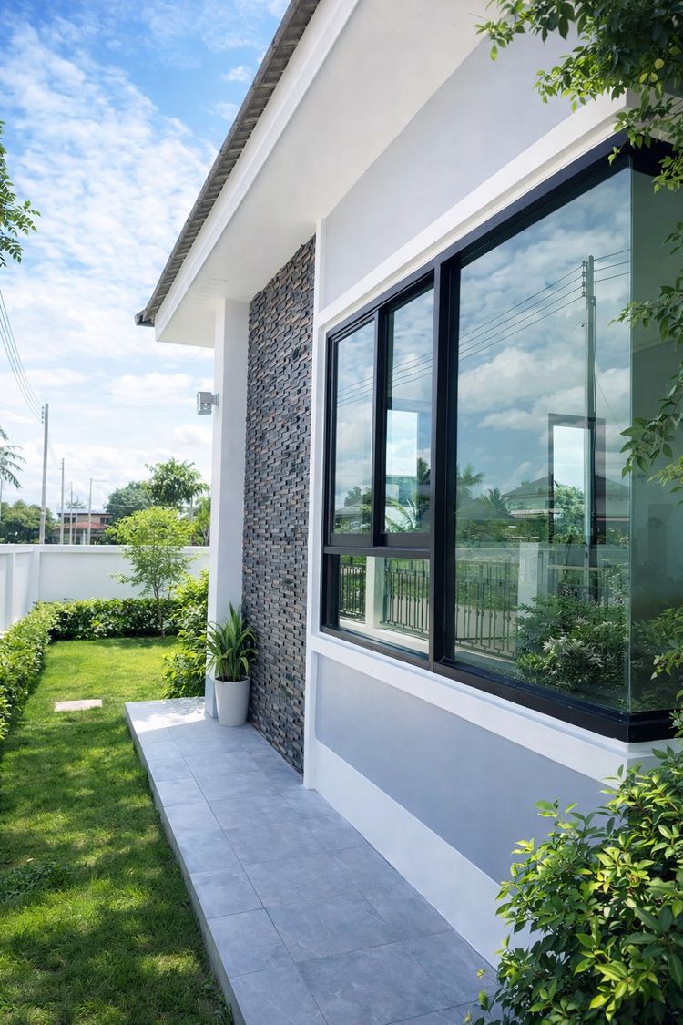 ภาพแบบบ้าน-สไตล์คอนเทมโพรารี่