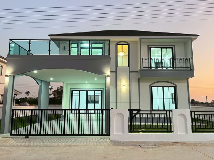 ภาพแบบบ้าน-แบบบ้านสไตล์ลัคชูรี่ เฮ้าส์ ยูโรเปี่ยน โมเดิร์น ไทป์ A-Alayah