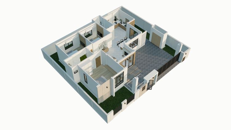 ภาพแบบบ้าน-แบบบ้านที่ 1