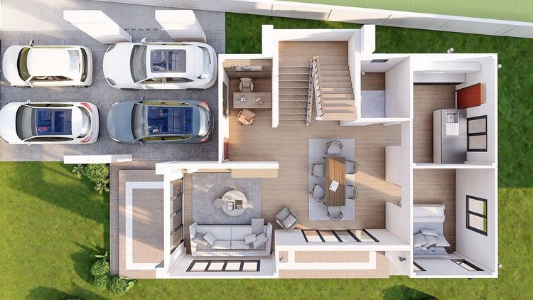 ภาพแบบบ้าน-บ้านเดี่ยว