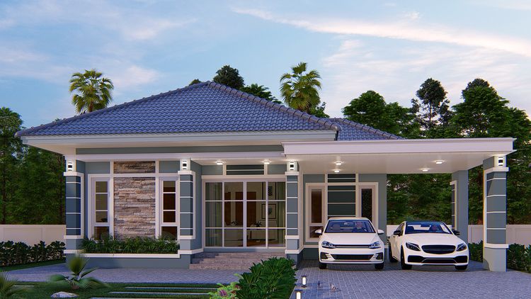 ภาพแบบบ้าน-โครงการสวีทโฮม บ้านห้วยบง ท่าสายเฟส 3