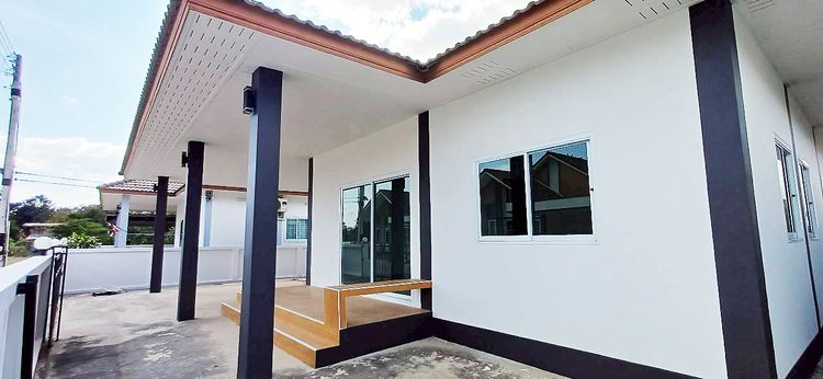 ภาพแบบบ้าน-มารวย752-3 ปั้นหยาธรรมดา [ Ordinary Hip Roof ]