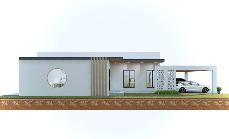 ภาพแบบบ้าน-บ้านเดี่ยว โมเดิร์นบอดซ์