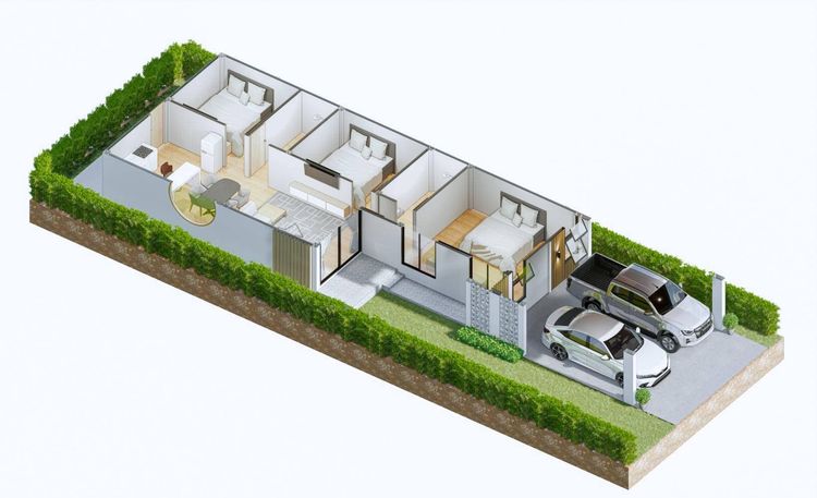 ภาพแบบบ้าน-บ้านเดี่ยว โมเดิร์นบอดซ์