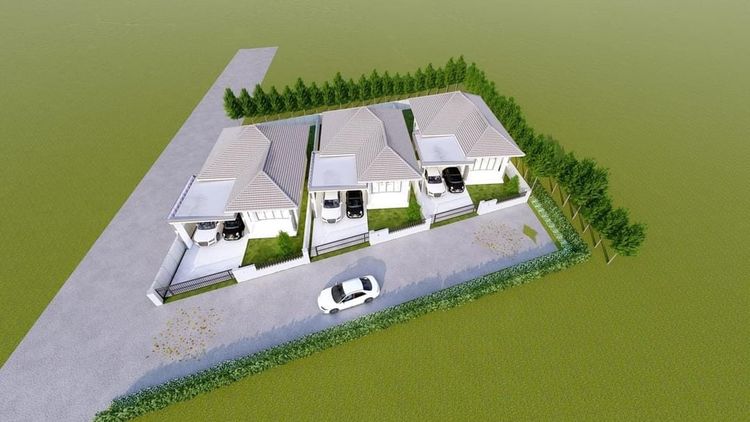 ภาพแบบบ้าน-บ้านชั้นเดียว