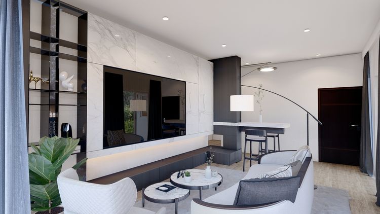 ภาพแบบบ้าน-Type B บ้านเดี่ยว 1 ชั้น