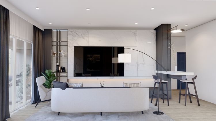 ภาพแบบบ้าน-Type B บ้านเดี่ยว 1 ชั้น