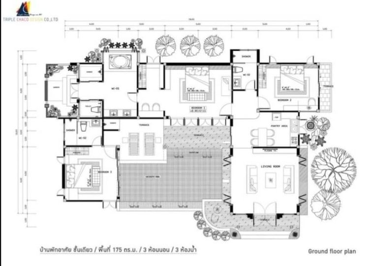 ภาพแบบบ้าน-บ้านเดี่ยวพลูวิลล่า