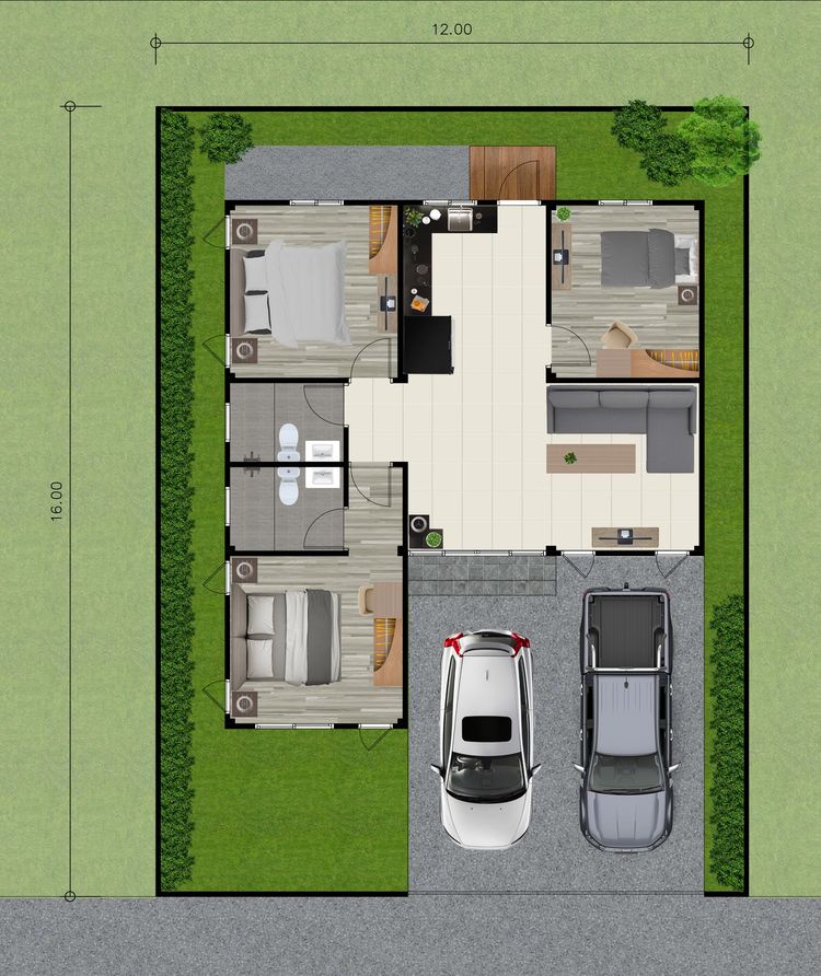 ภาพแบบบ้าน-บ้านเดี่ยว