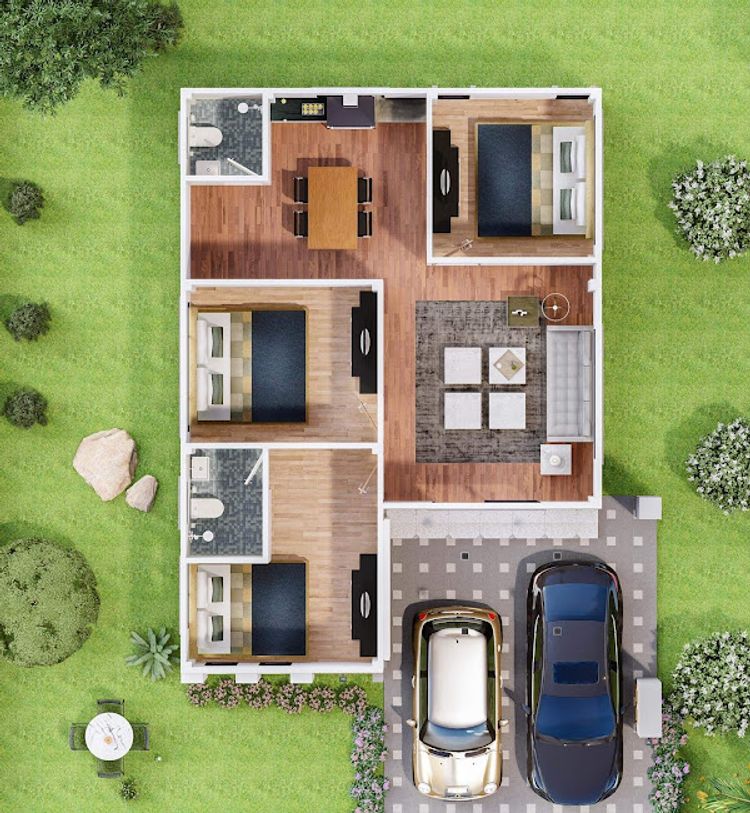 ภาพแบบบ้าน-บ้านเดี่ยว