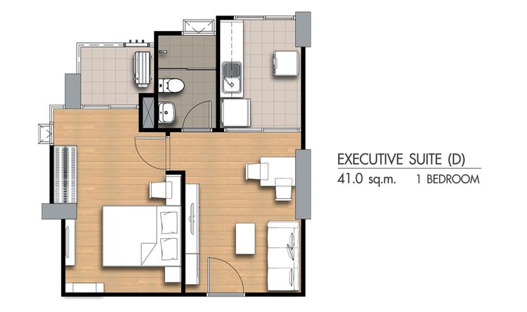 ภาพแบบบ้าน-1 Bedroom