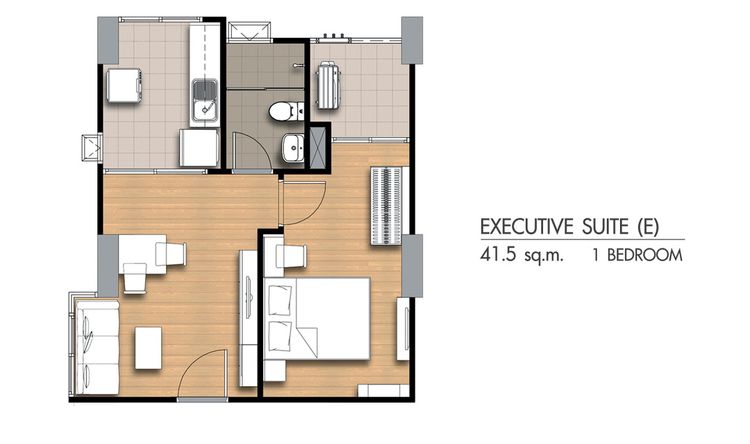 ภาพแบบบ้าน-1 Bedroom