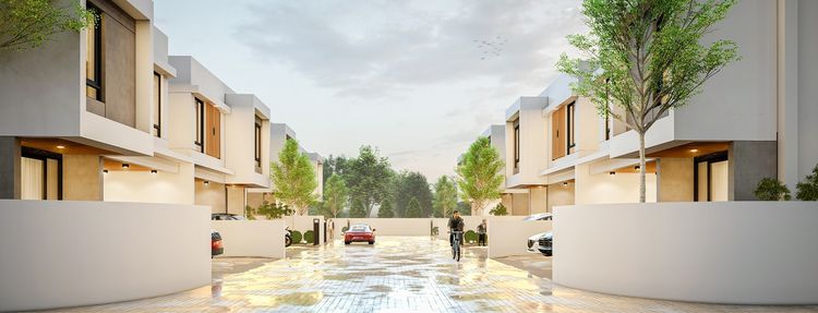 ภาพแบบบ้าน-บ้านแฝดสองชั้น