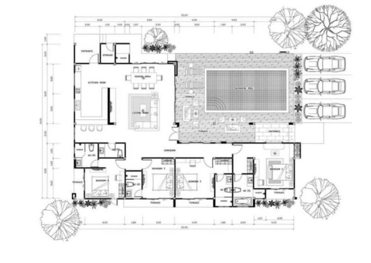 ภาพแบบบ้าน-บ้านเดี่ยวพลูวิลล่า