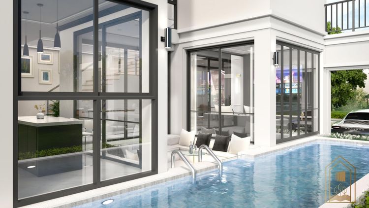 ภาพแบบบ้าน-บ้านเดี่ยวสองชั้น