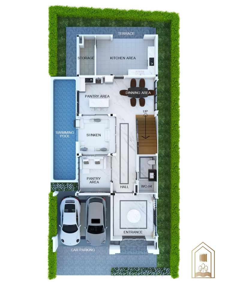 ภาพแบบบ้าน-บ้านเดี่ยวสองชั้น