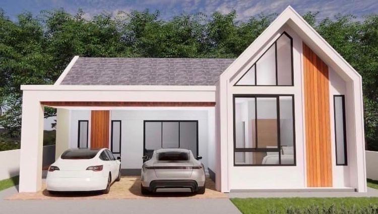 ภาพแบบบ้าน-บ้านชั้นเดียว