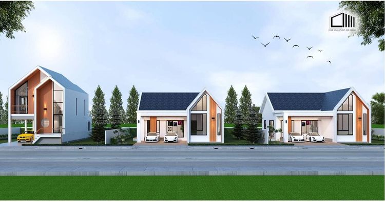 ภาพแบบบ้าน-บ้านชั้นเดียว