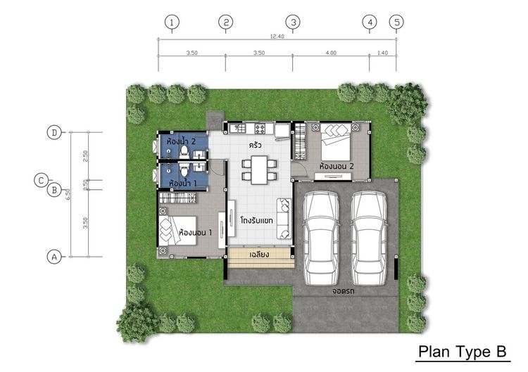 ภาพแบบบ้าน-Type B