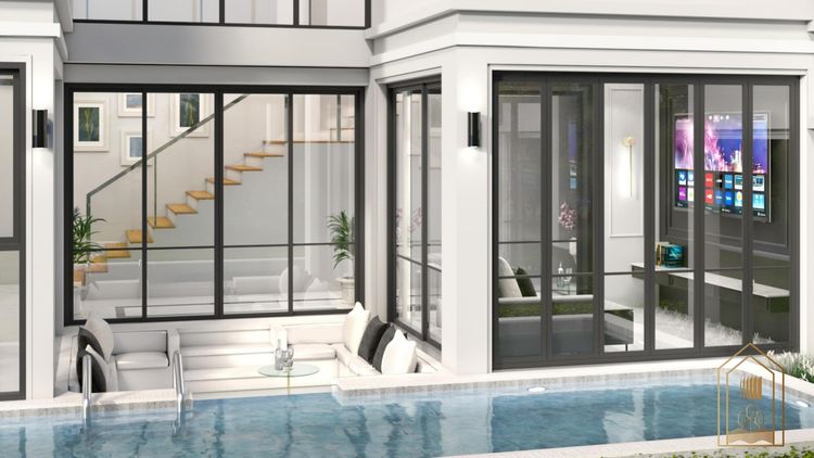 ภาพแบบบ้าน-บ้านเดี่ยวสองชั้น