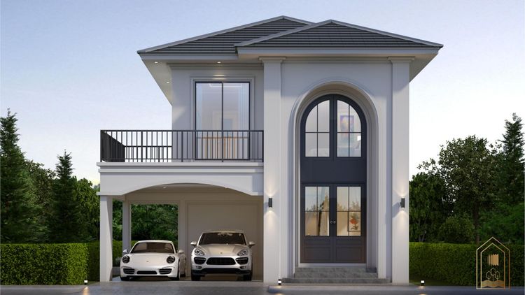 ภาพแบบบ้าน-บ้านเดี่ยวสองชั้น