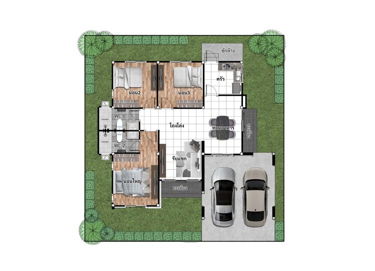 ภาพแบบบ้าน-บ้านคอนติโน