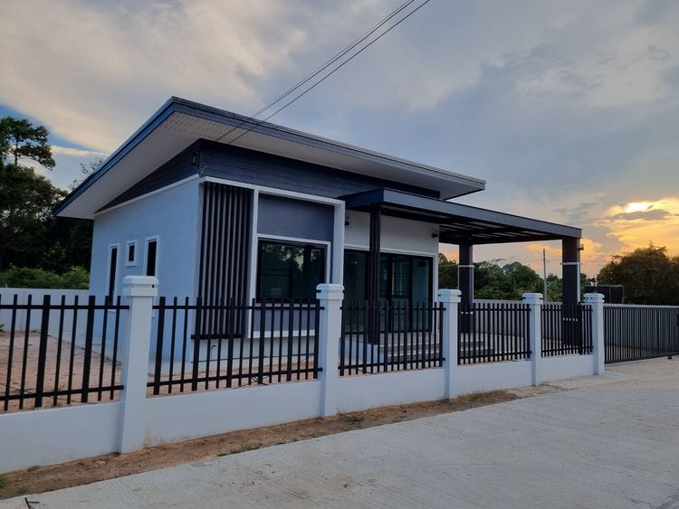 ภาพแบบบ้าน-บ้านเดี่ยวก่อนถึง ม.อุบลฯ บ้านสั่งสร้างคุณภาพบ้านโครงการ 1แปลงสุดท้าย