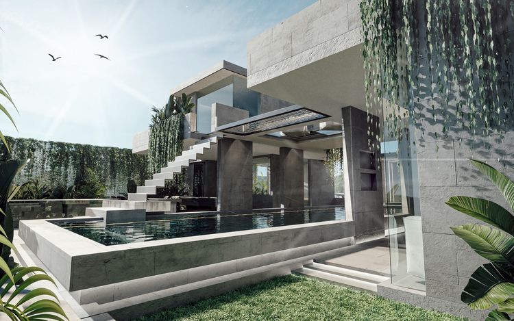 ภาพแบบบ้าน-บ้านพูลวิลล่า