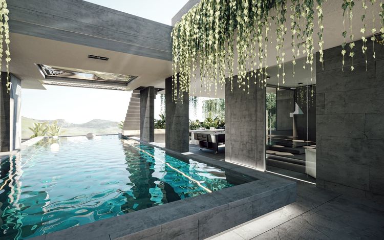 ภาพแบบบ้าน-บ้านพูลวิลล่า